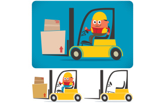 Forklift Driver - Illustration
