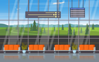 Airport Arrival Gate - Illustration