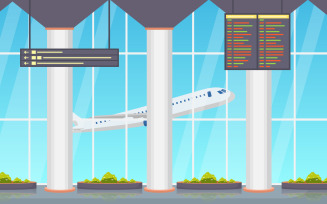 Arrival Departure Gate - Illustration