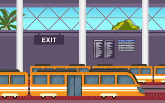 Train Station Transport - Illustration