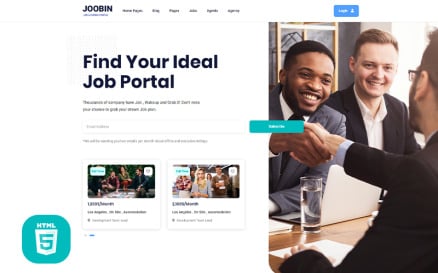 Jooben | Job Board Portal Website Template
