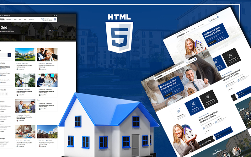 "Miskara - Property Rental" Responsive Website template №126724
