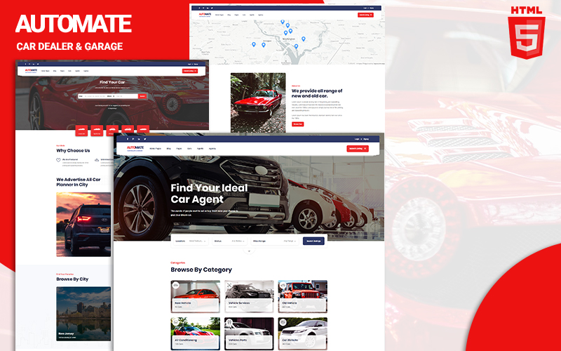 Reszponzív Automate - Car Loan Weboldal sablon 126728
