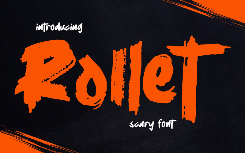 Rollet | Scary Font