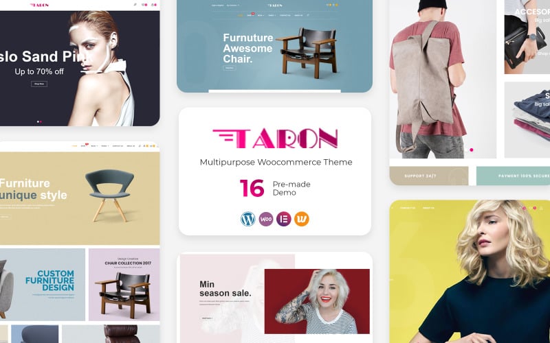 Taron - Multipurpose WooCommerce WordPress Theme WooCommerce Theme