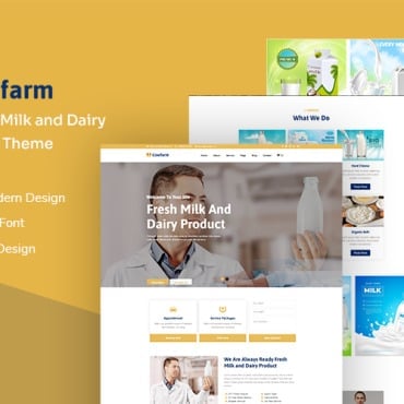 Products Dairy WordPress Themes 136124