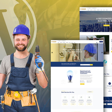 Electrician Industrial WooCommerce Themes 136129