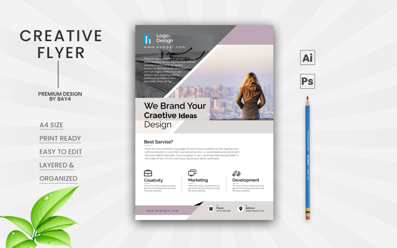 Minimal Business Flyer - Corporate Identity Template