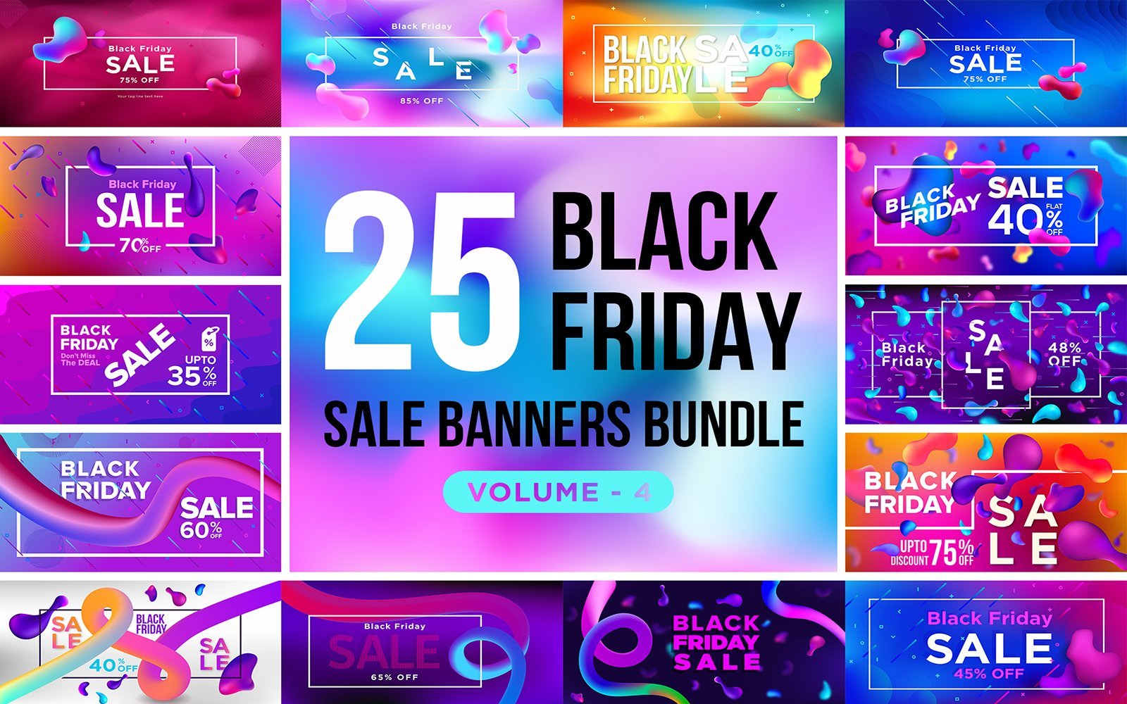 Kit Graphique #136619 Black Friday Divers Modles Web - Logo template Preview