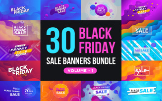 Black Friday Sale Banners V 1 Social Media Template