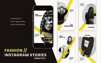Fashion Instagram Stories Template for Social Media