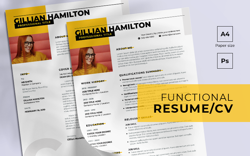 Functional Free Resume Template