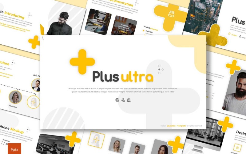 Plus Ultra PowerPoint template PowerPoint Template