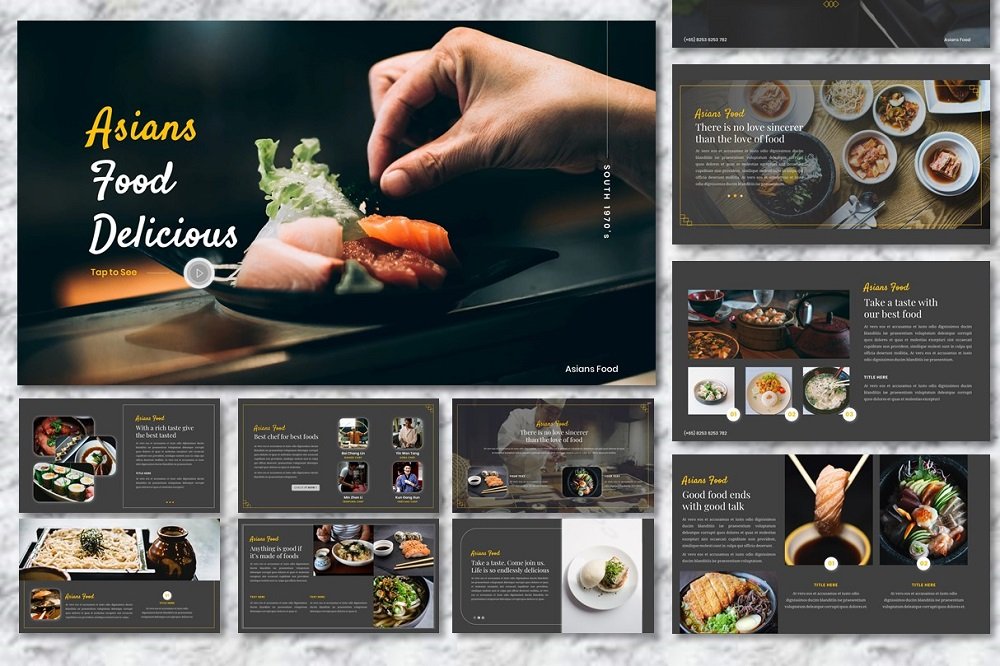 Template #136938 Business Cafe Webdesign Template - Logo template Preview