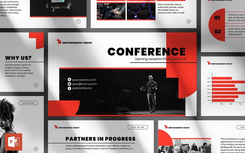 Conference Presentation PowerPoint template PowerPoint Template