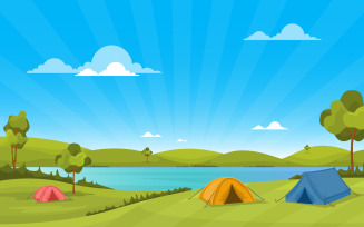 Camping Adventure Park - Illustration