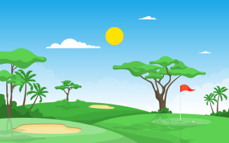 Golf Outdoor Sport - Illustration