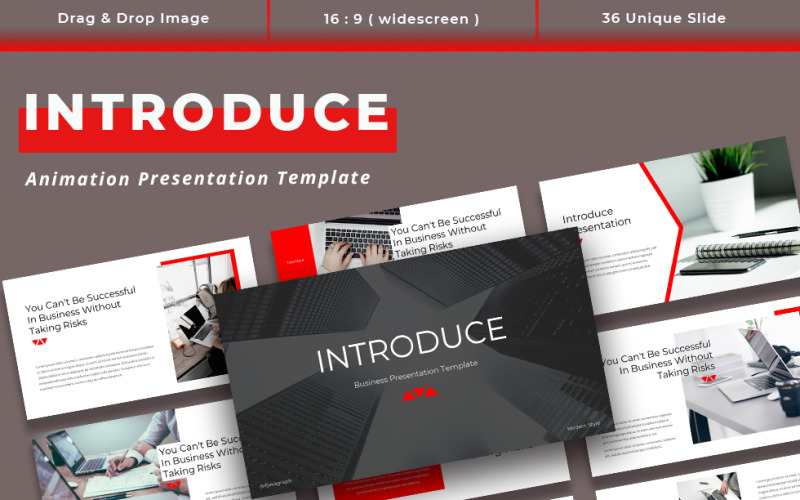 Introduce - Business PowerPoint template PowerPoint Template