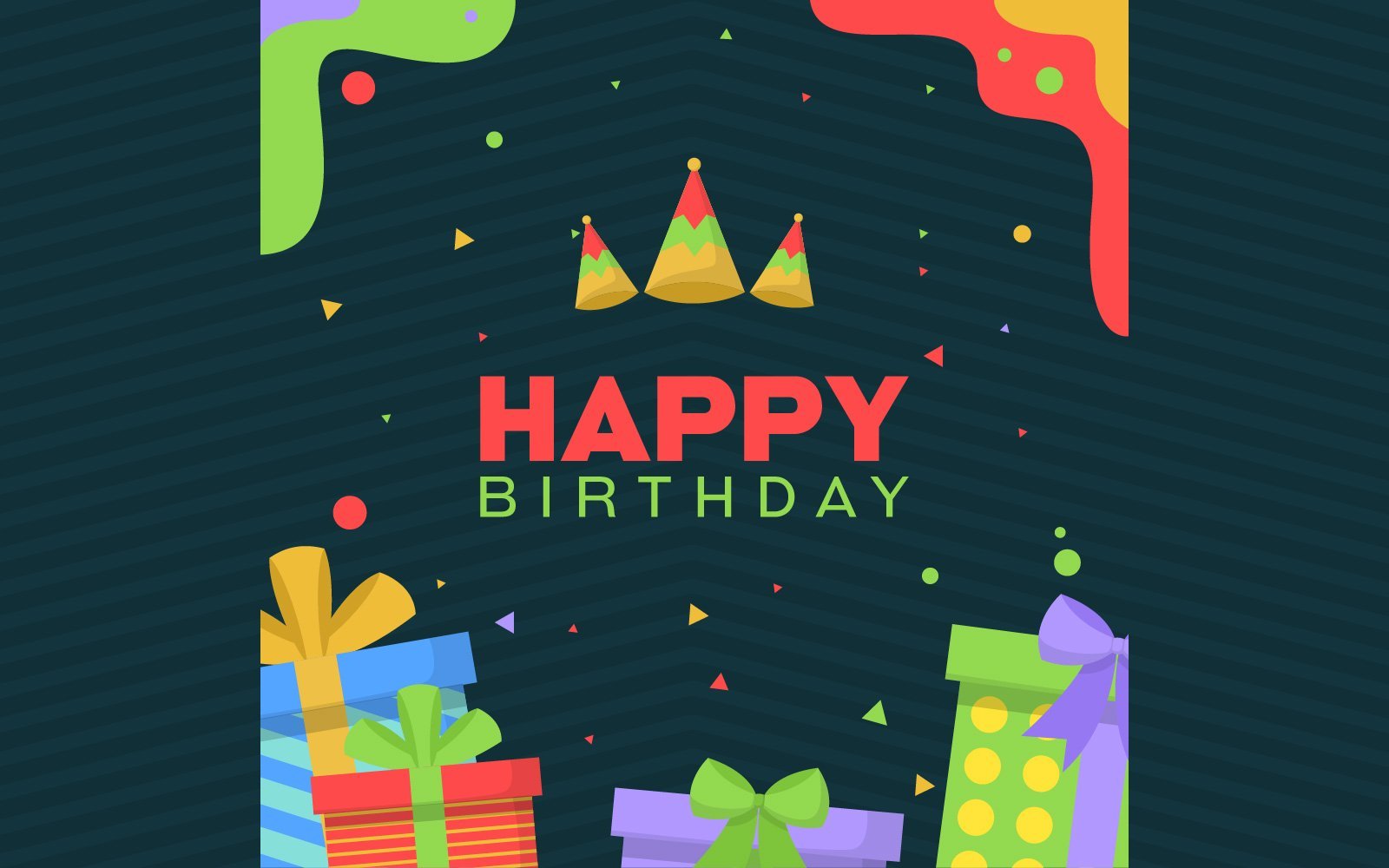 Kit Graphique #137768 Happy Birthday Divers Modles Web - Logo template Preview