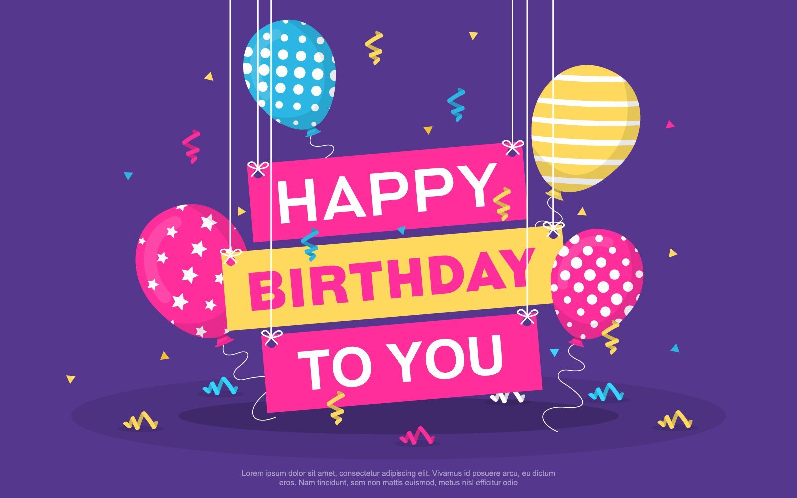 Kit Graphique #137778 Happy Birthday Divers Modles Web - Logo template Preview