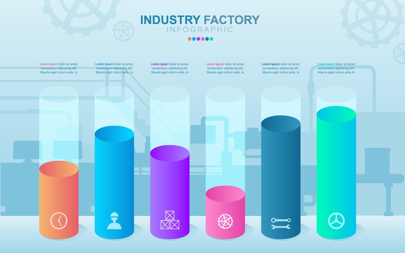 Kit Graphique #137793 Bar Chart Divers Modles Web - Logo template Preview