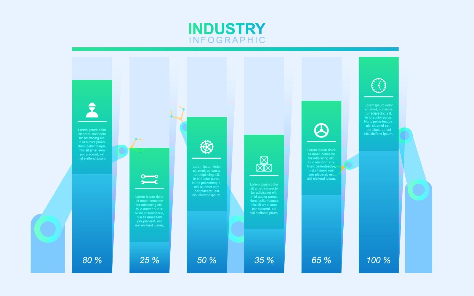 Kit Graphique #137799 Bar Chart Divers Modles Web - Logo template Preview