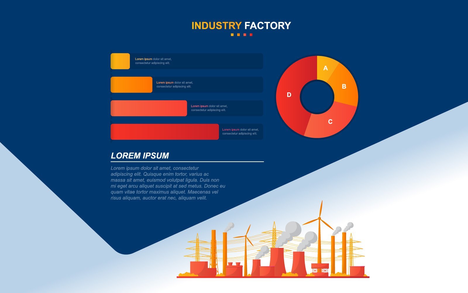 Template #137805 Bar Chart Webdesign Template - Logo template Preview