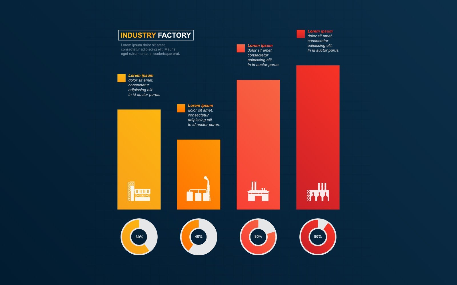 Template #137808 Bar Chart Webdesign Template - Logo template Preview