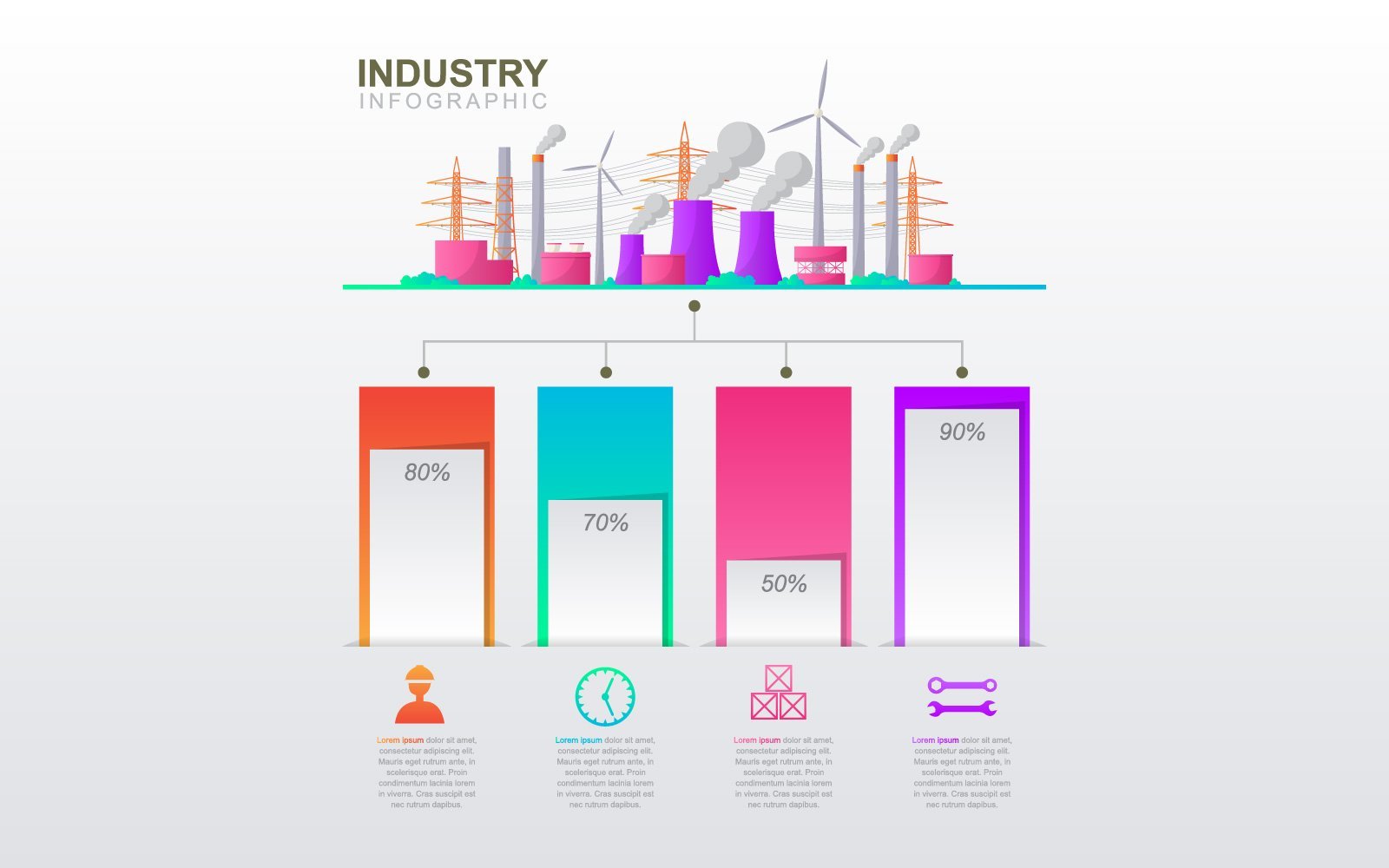 Kit Graphique #137823 Bar Chart Divers Modles Web - Logo template Preview