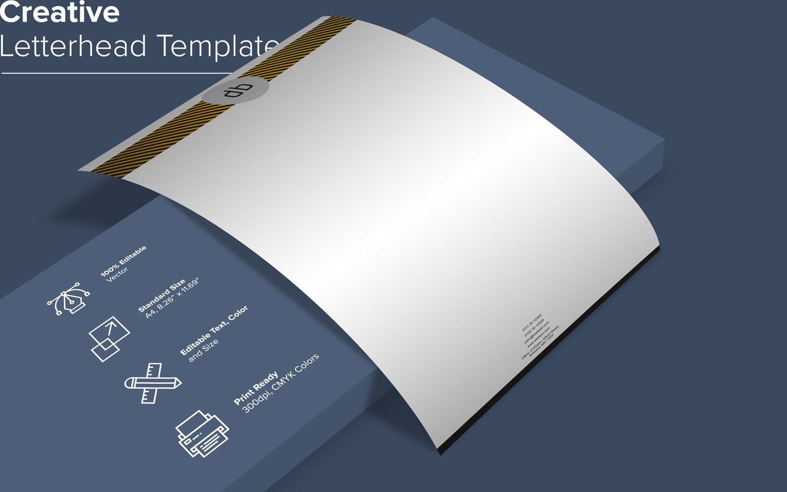 Template #137875 Letterhead Clean Webdesign Template - Logo template Preview