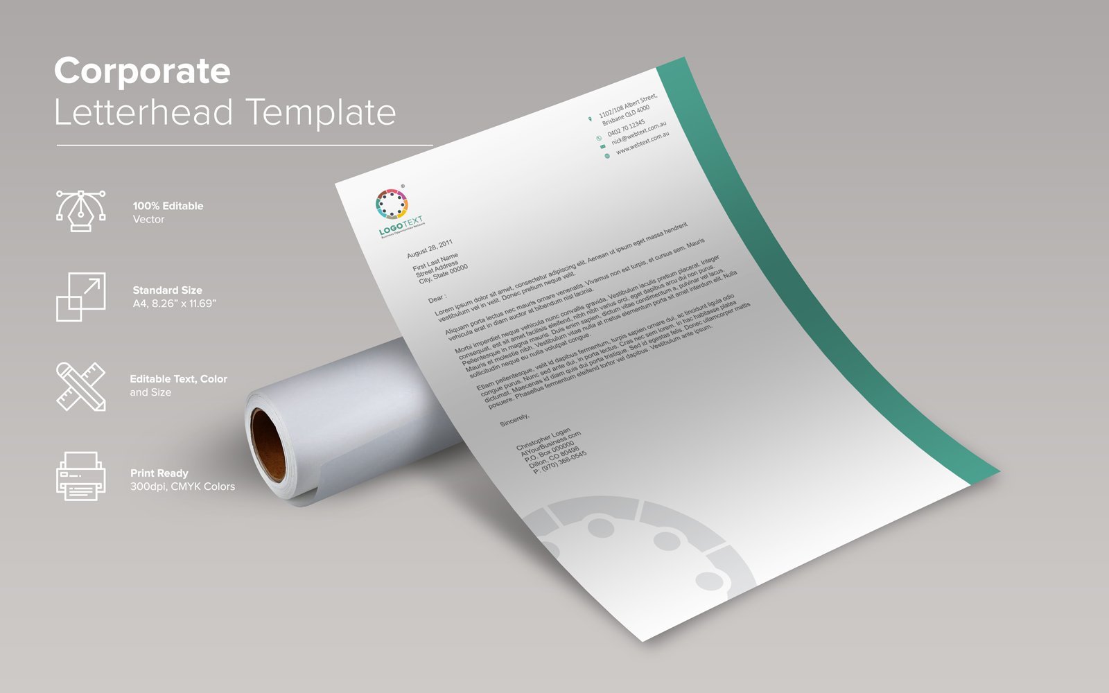 Kit Graphique #137894 Corporate Letterhead Divers Modles Web - Logo template Preview