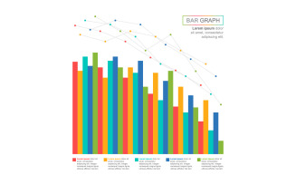 Decreasing Economic Data Infographic Elements