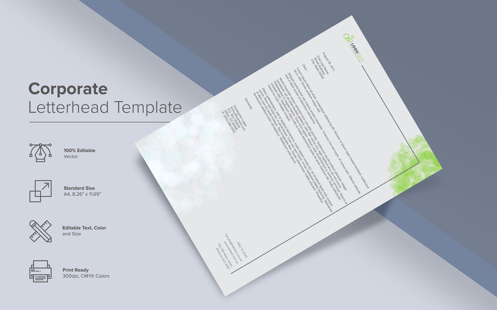 Kit Graphique #137900 Corporate Letterhead Divers Modles Web - Logo template Preview