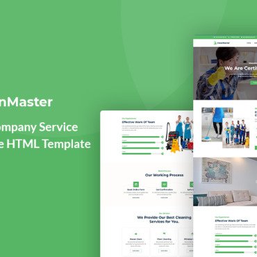 Cleaning Company Website Templates 137971