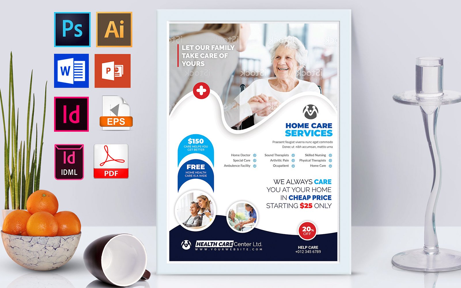 Template #138679 Home Care Webdesign Template - Logo template Preview