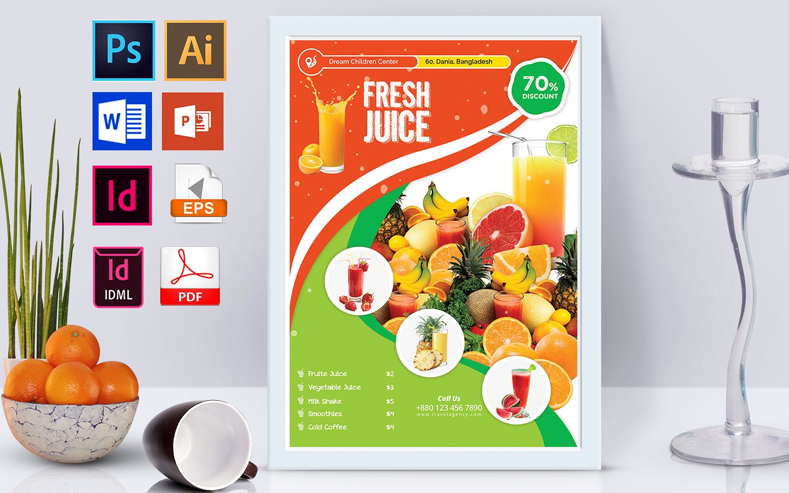 Kit Graphique #138683 Fruit Juice Divers Modles Web - Logo template Preview