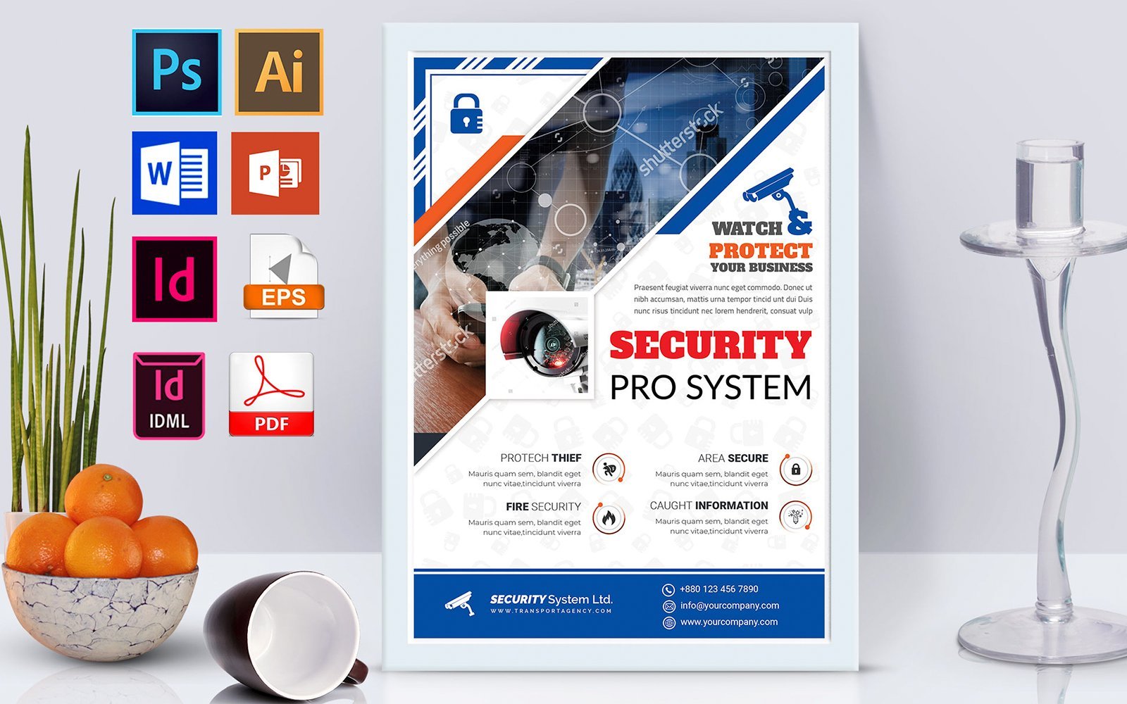 Kit Graphique #138687 Security Cc Divers Modles Web - Logo template Preview