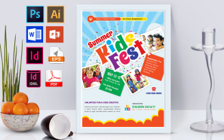 Poster | Kids Summer Camp Vol-01 - Corporate Identity Template