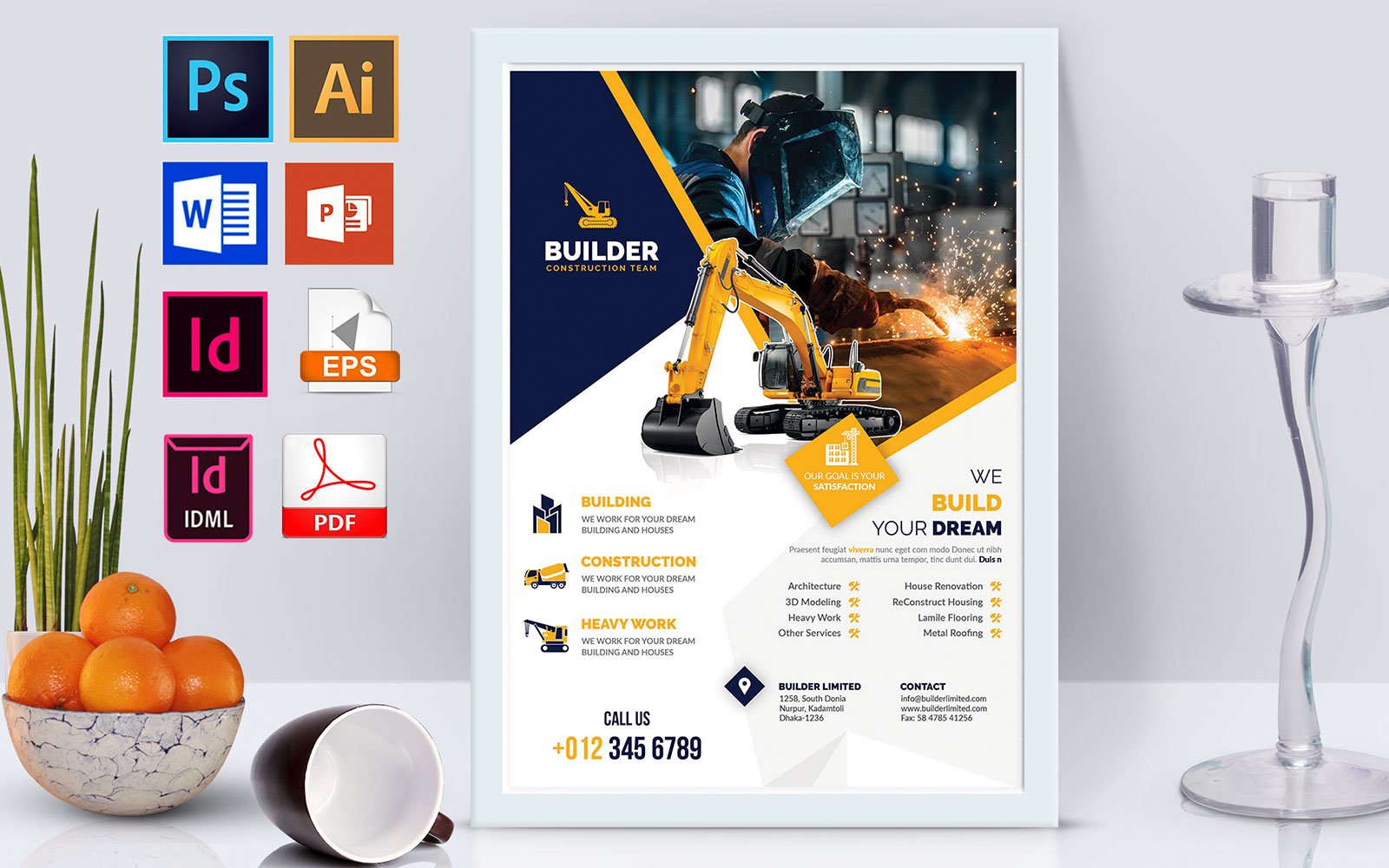 Template #138760 Building Builders Webdesign Template - Logo template Preview