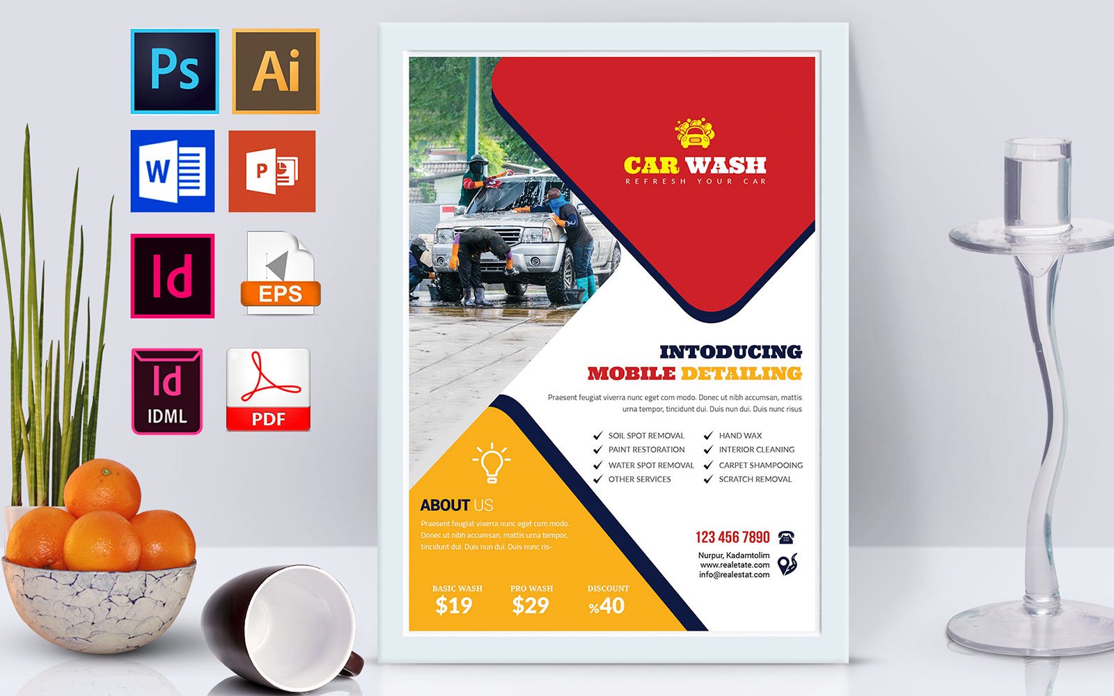 Template #138762 Wash Car Webdesign Template - Logo template Preview