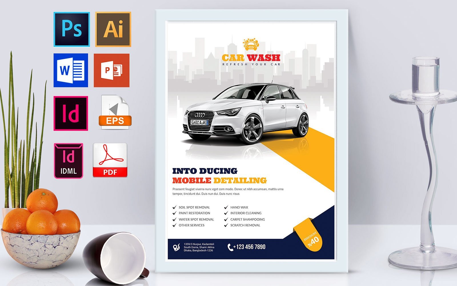 Template #138765 Wash Car Webdesign Template - Logo template Preview