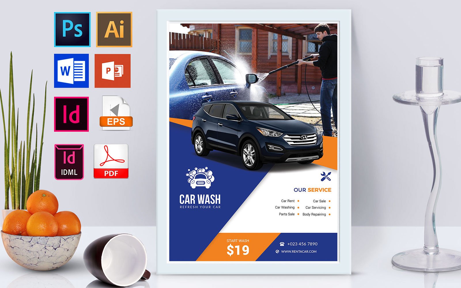 Template #138767 Wash Car Webdesign Template - Logo template Preview