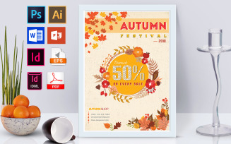 Poster | Autumn Fall Sale Vol-01 - Corporate Identity Template