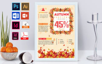 Poster | Autumn Fall Sale Vol-02 - Corporate Identity Template