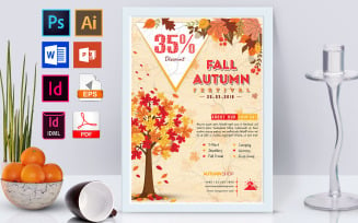Poster | Autumn Fall Sale Vol-03 - Corporate Identity Template