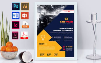Poster | Car Wash Vol-09 - Corporate Identity Template
