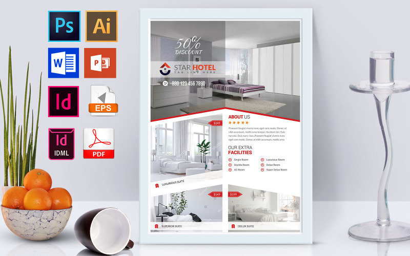 Poster | Hotel Vol-10 - Corporate Identity Template