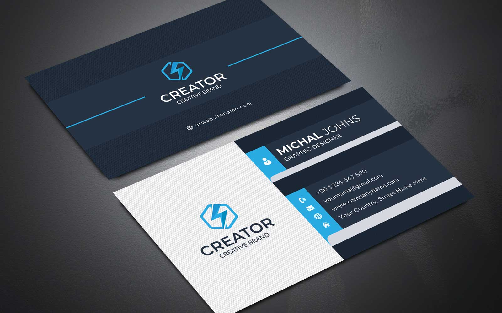 Template #138882 Card Corporate Webdesign Template - Logo template Preview