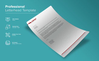 Elegant Letterhead Design - Corporate Identity Template