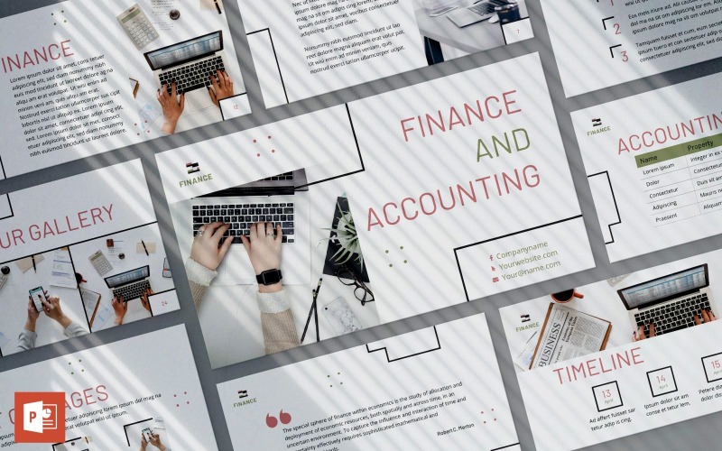 Finance and Accounting Presentation PowerPoint template PowerPoint Template
